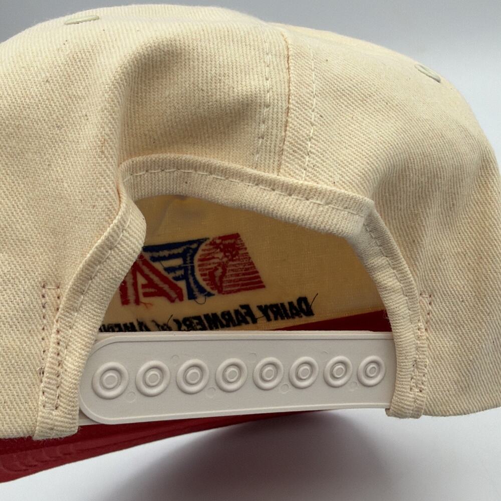 Vintage DAIRY FARMERS of AMERICA Snapback K-Products Truckers Hat / Baseball Cap - Picture 3 of 7
